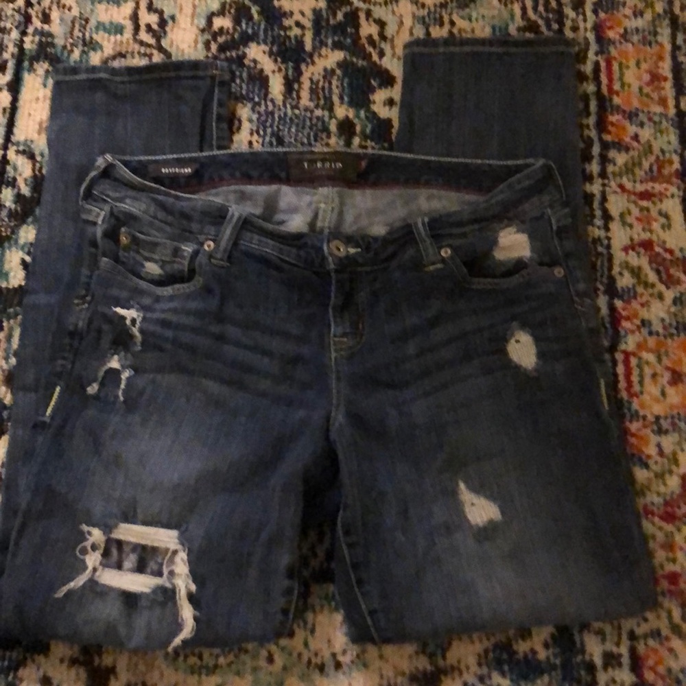 Torrid distressed Boyfriend Jeans